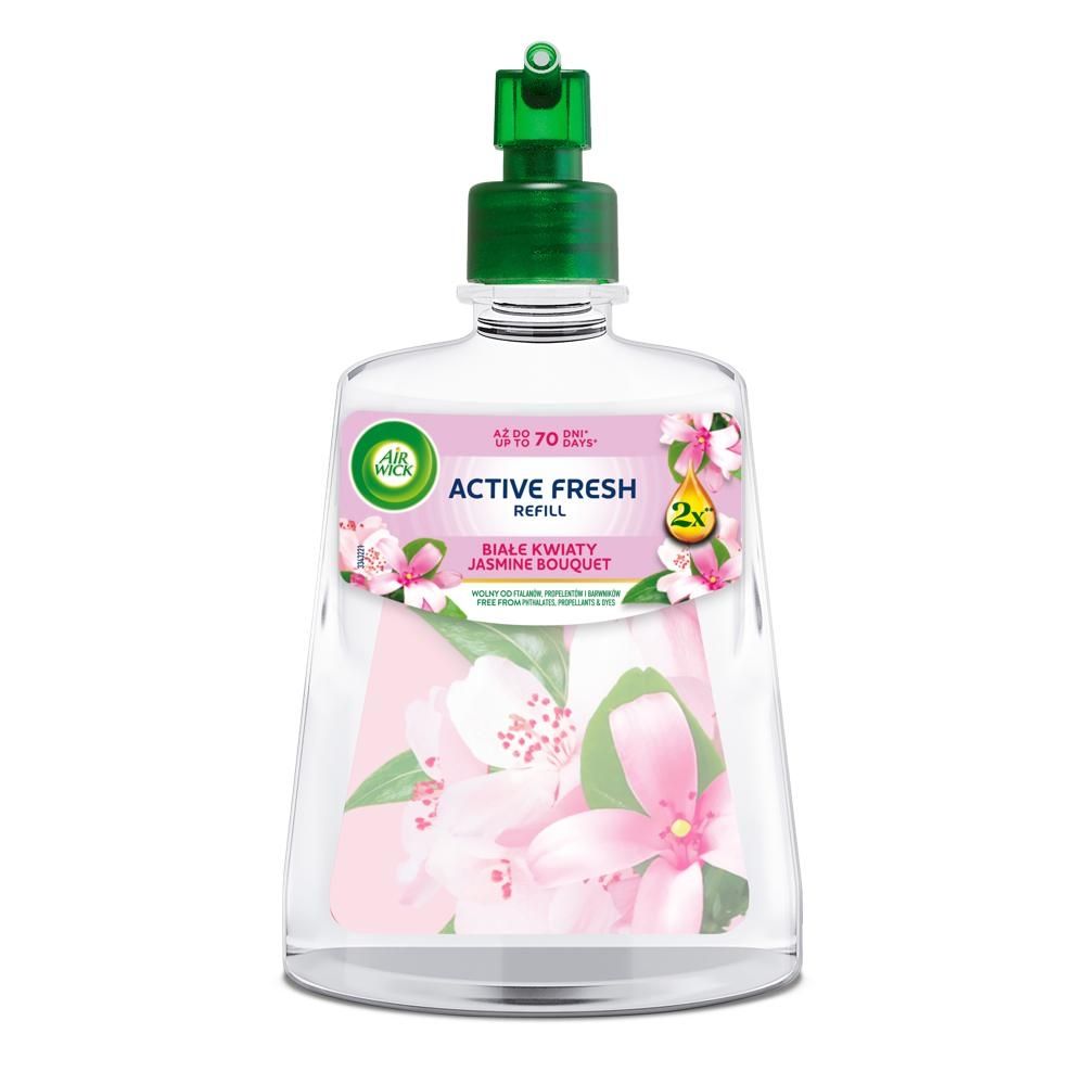 Air Wick Active Fresh Automatyczny odświeżacz powietrza białe kwiaty 228 ml