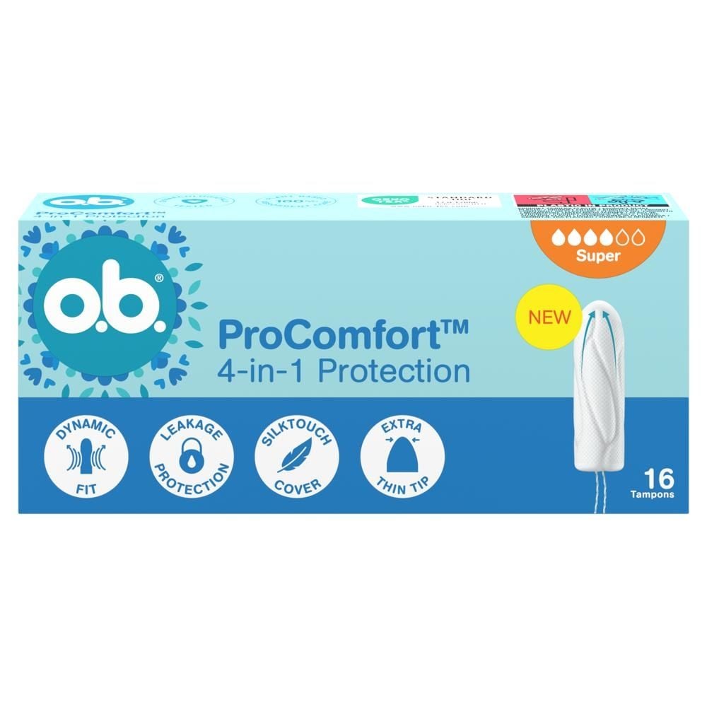 O.B. ProComfort Super Tampony 16 sztuk