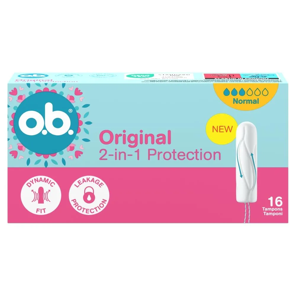 O.B. Original Normal Tampony 16 sztuk