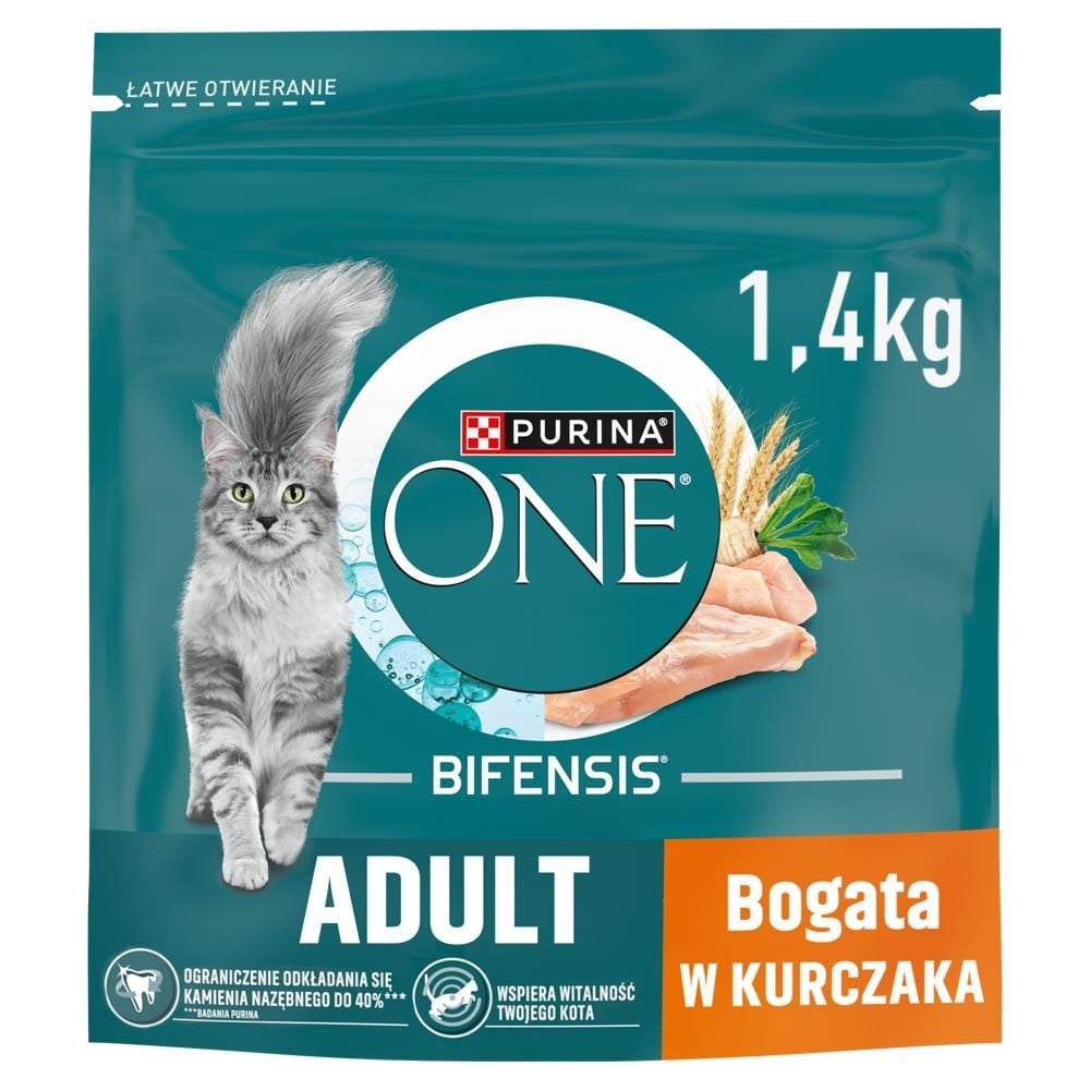 PURINA ONE Bifensis Adult Karma dla dorosłych kotów bogata w kurczaka 1,4 kg