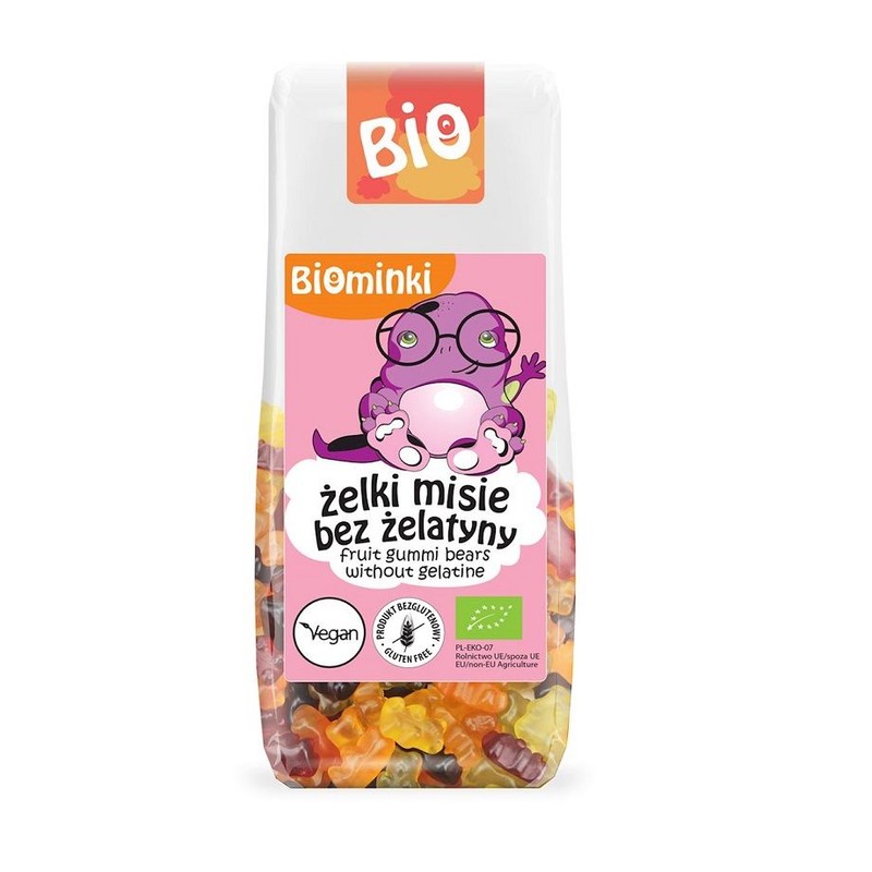 BIO Misie żelki bez żelatyny Bio Planet 100 g