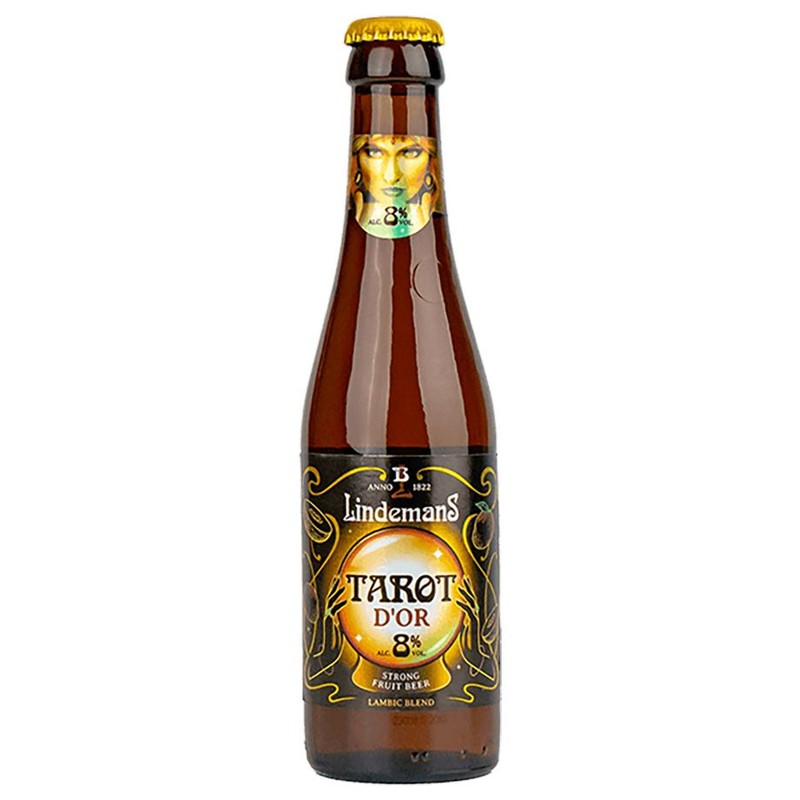 Piwo smakowe Tarot Noir Lambic Beer alk. 8,0% obj. Lindemans 250 ml