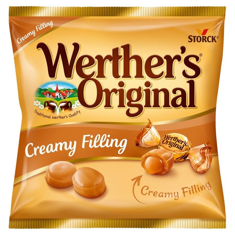 Cukierki śmietankowe z karmelowym nadzieniem Werther's Original 80 g