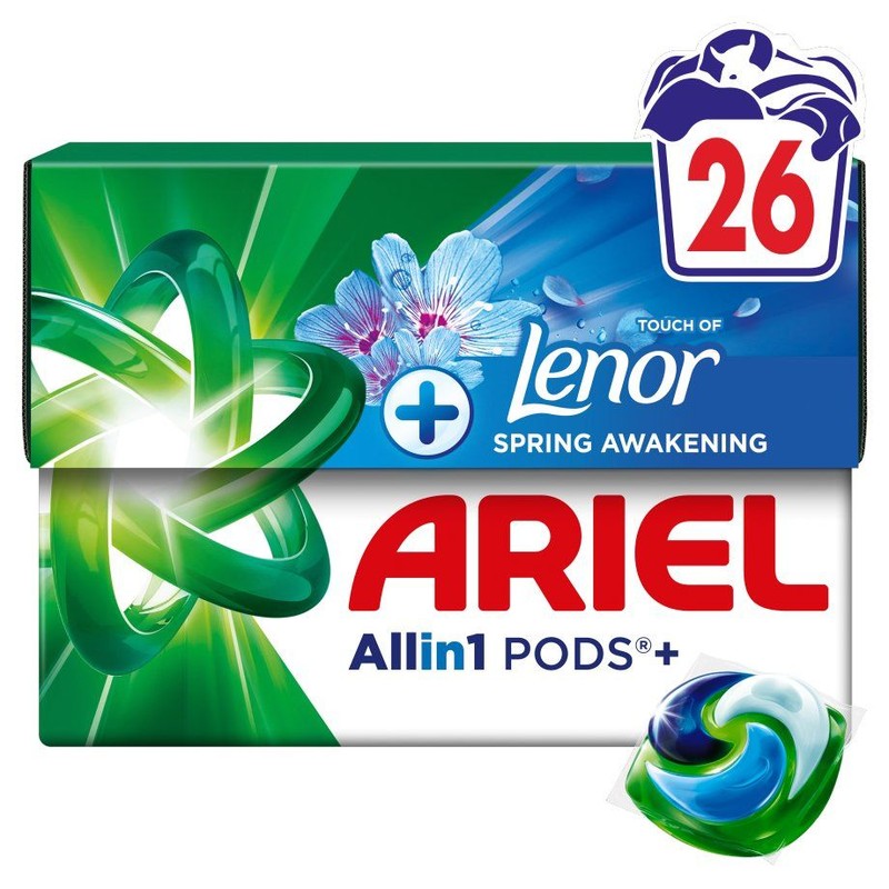 Kapsułki do prania Allin1 Lenor Fresh Air Ariel 26 kapsułek