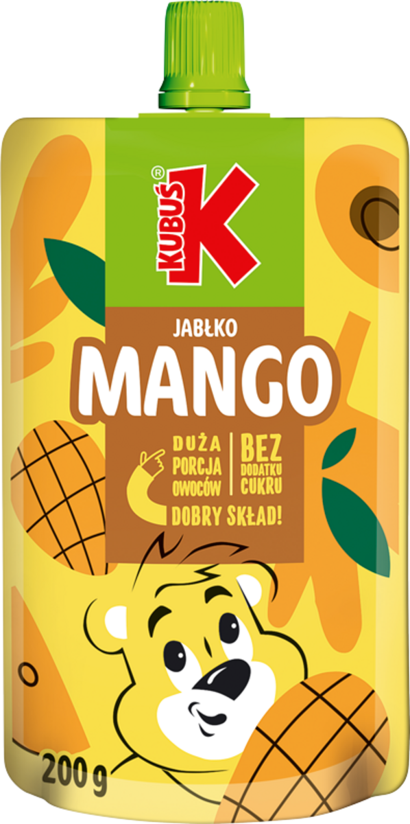 Kubuś Mus Mango Jabłko 200G