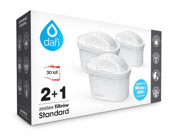 Dafi Unimax Standard Zestaw filtrów 2+1