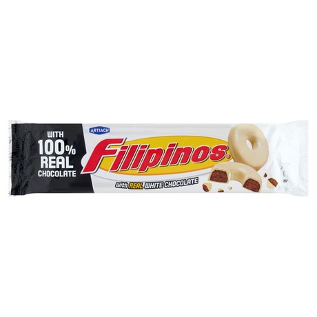 Filipinos Herbatniki kakaowe w białej czekoladzie 120 g