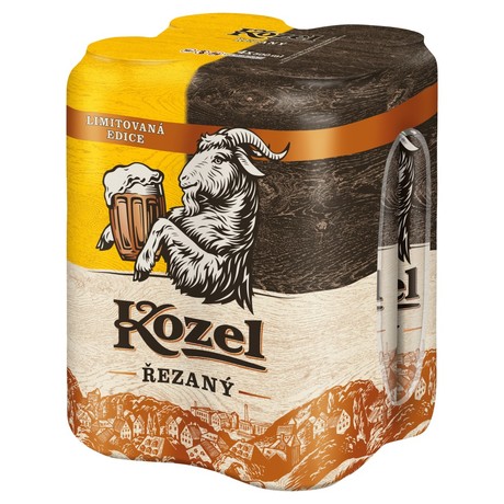 Kozel Řezaný Piwo rżnięte 2 l (4 x 0,5 l)