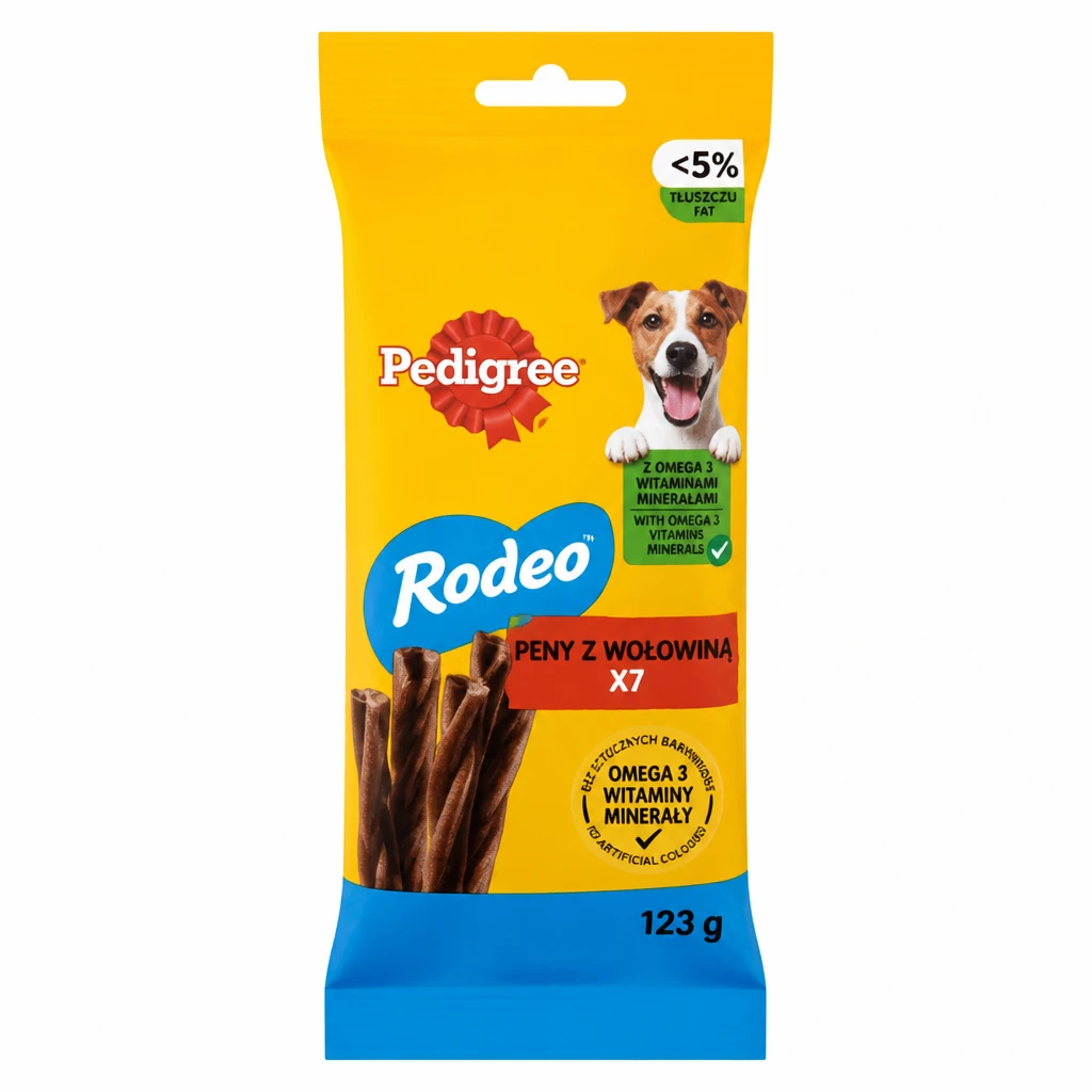 Przekąska dla psa Rodeo Pedigree 123g