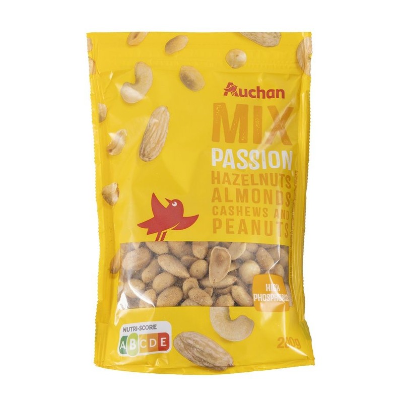Mieszanka orzechów smażonych i prażonych Auchan 200 g