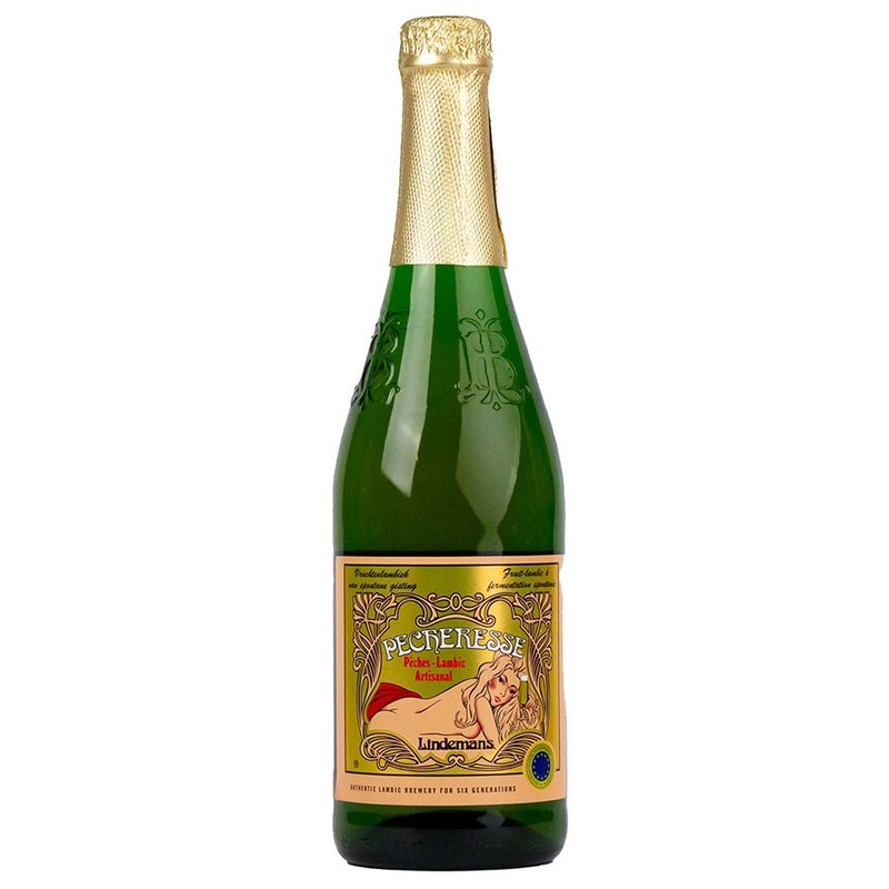 Piwo smakowe Pecheresse Lambic Beer  alk. 2.5% obj. Lindemans 750 ml