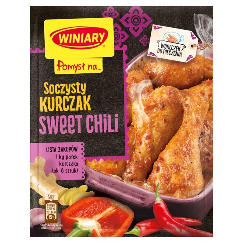 Pomysł na... Soczysty kurczak w sosie słodkim chili Winiary 41 g