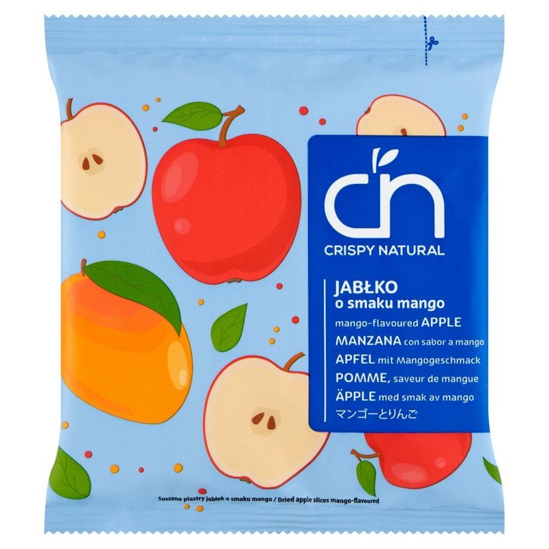 Suszone chipsy jabłko o smaku mango Crispy Natural 18 g