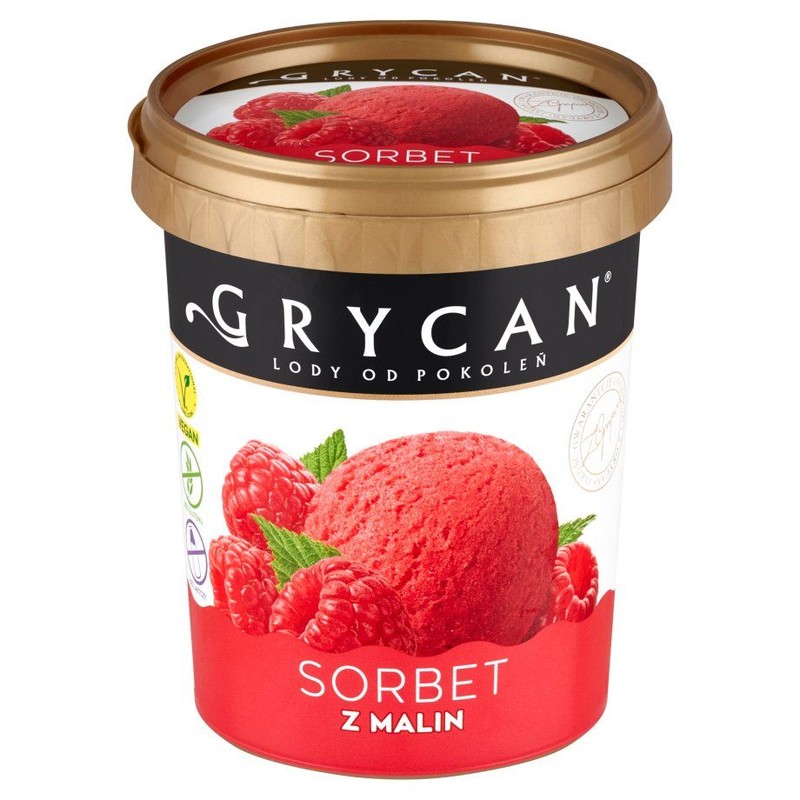 Sorbet z malin Grycan 500 ml
