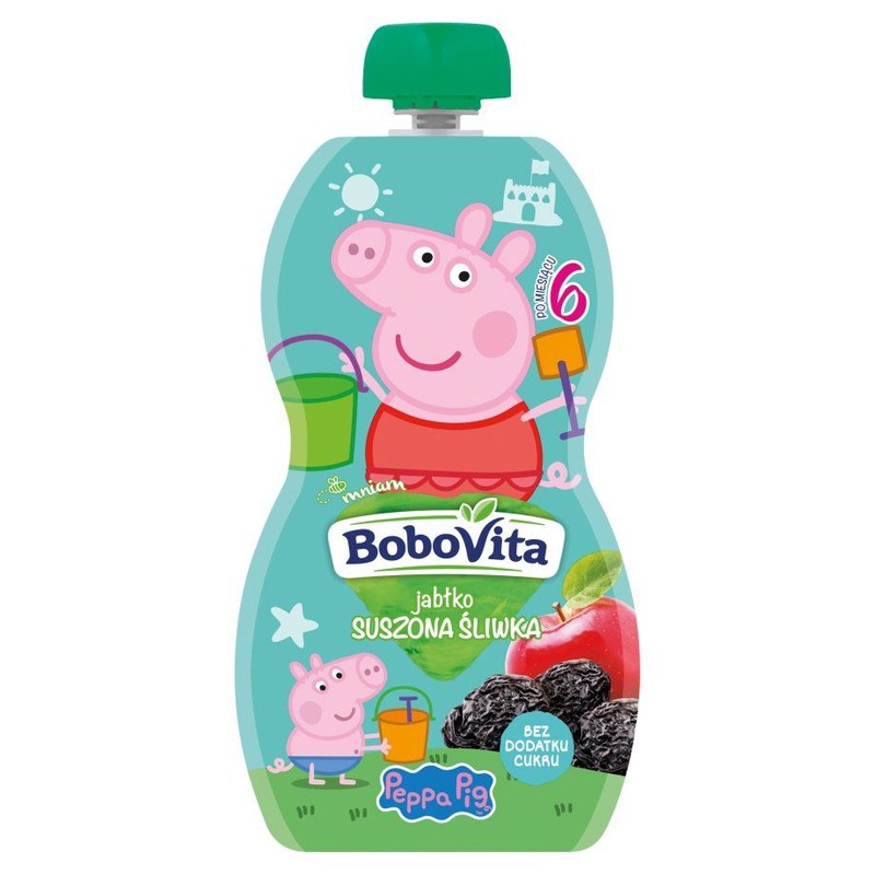 Mus jabłko i suszona śliwka po 6. miesiącu BoboVita 100 g
