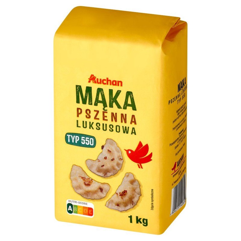 Mąka pszenna luksusowa typ 550 Auchan 1 kg
