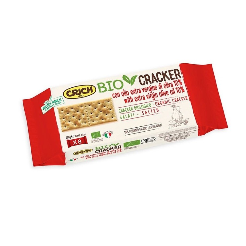 BIO Krakersy z oliwą z oliwek CRICH 250 g