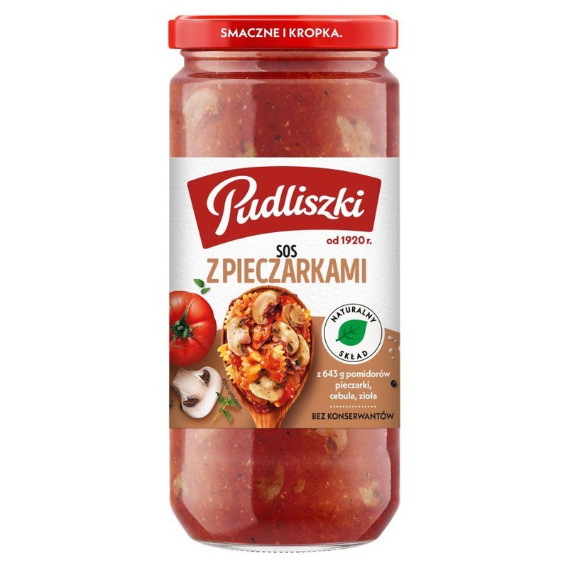 Sos pomidorowy z pieczarkami  Pudliszki 480 g