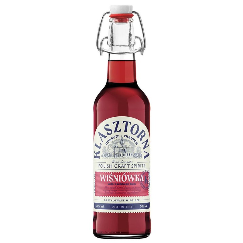 Wódka smakowa Wiśniówka alk. 40,0% obj. Klasztorna 500 ml