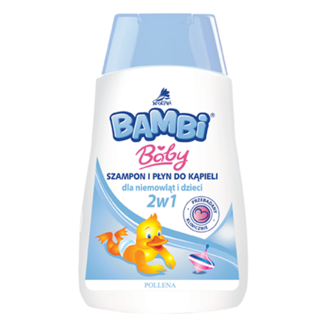 Bambi Szampon i płyn do kąpieli 2w1 300 ml