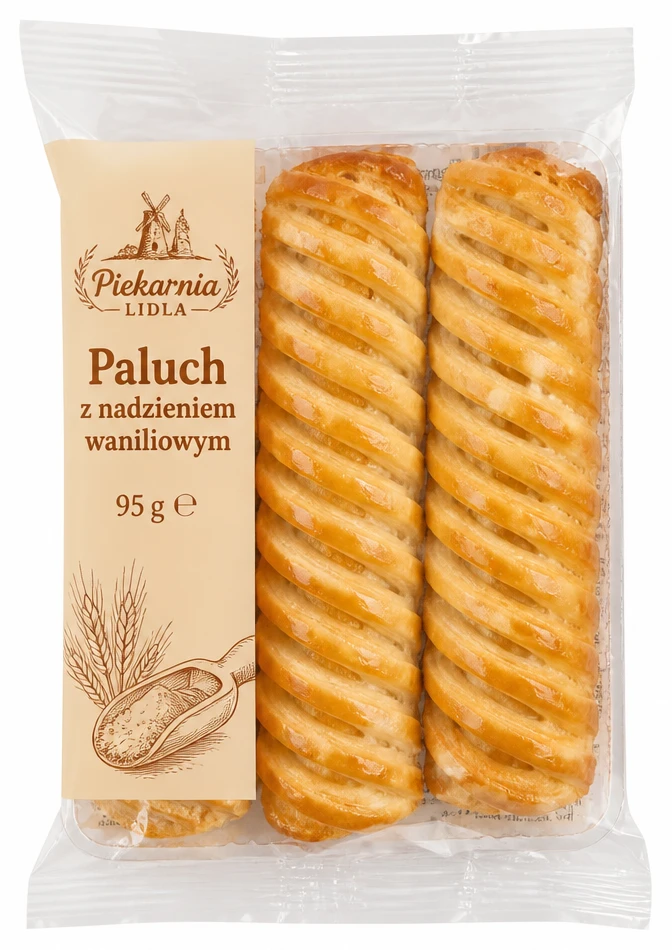 Paluch z nadzieniem waniliowym