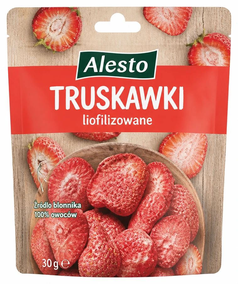 ALESTO Truskawki liofilizowane