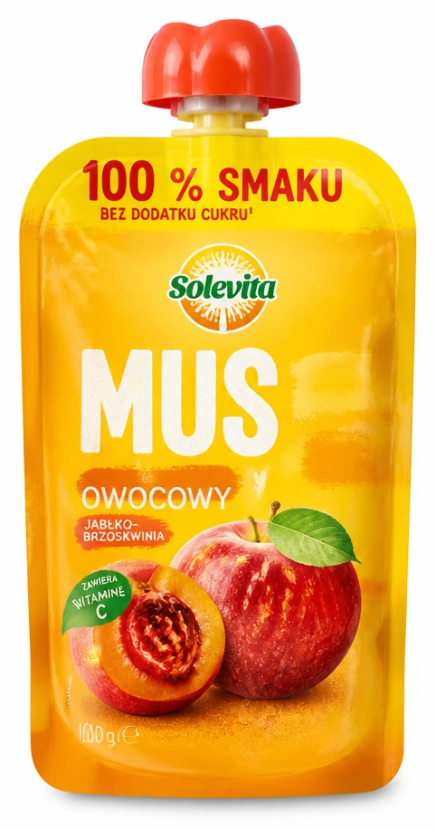 SOLEVITA Mus owocowy lub smoothie owocowe