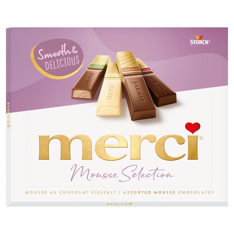 Czekoladki Mousse Selection Merci 210 g