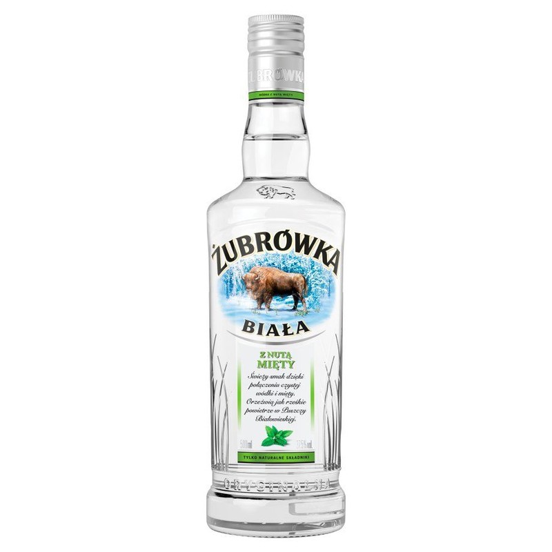 Wódka smakowa z nutą mięty alk. 38,5% obj. Żubrówka 500 ml