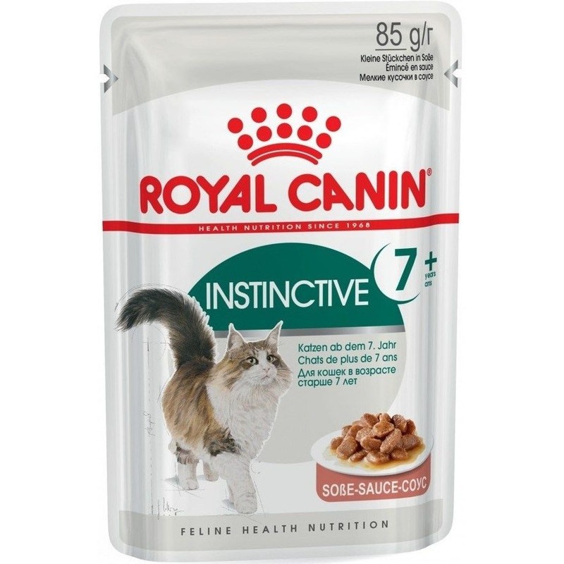 Karma mokra dla kotów Instinctive 7+ w sosie Royal Canin 85 g