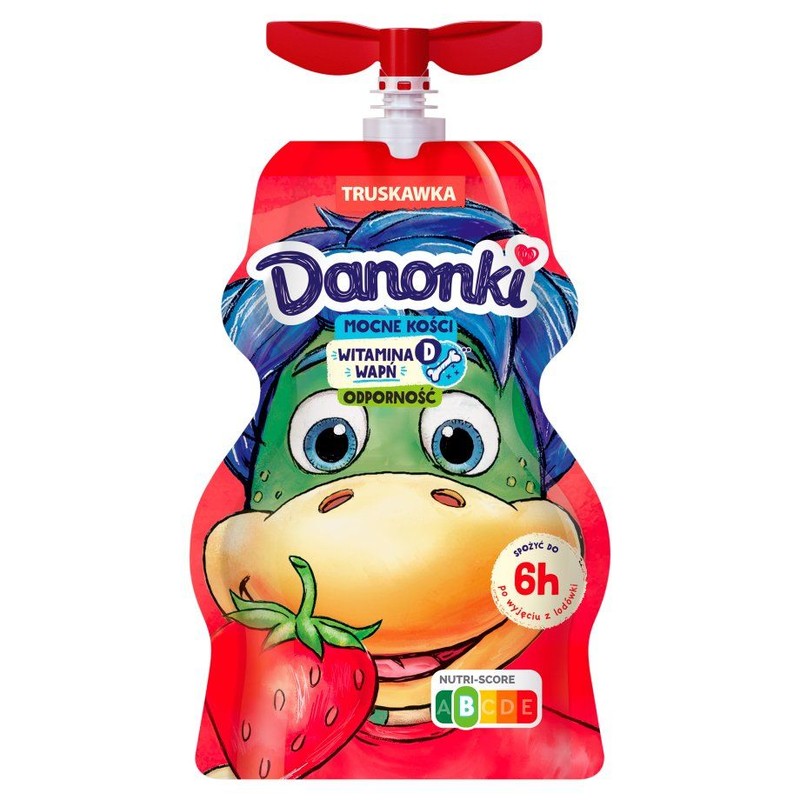 Danonki jogurt truskawkowy Danone 70 g