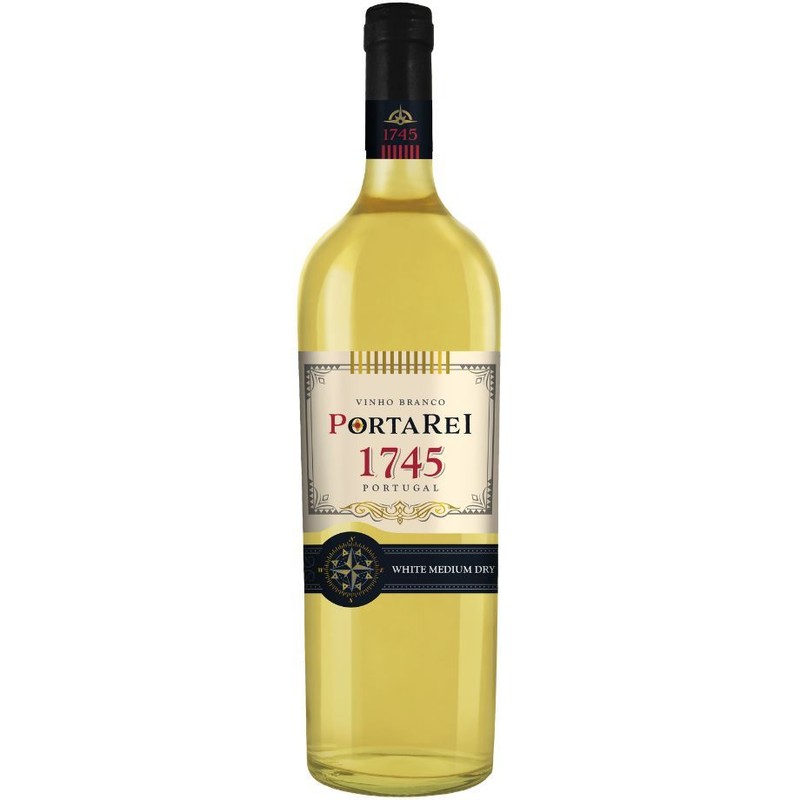 Wino białe półwytrawne alk.11.5% obj. PortaRei 750 ml
