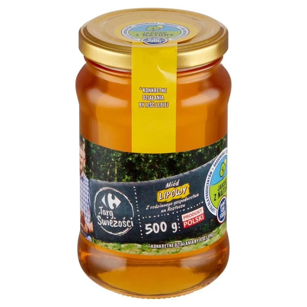 Carrefour Targ Świeżości Miód lipowy 500 g