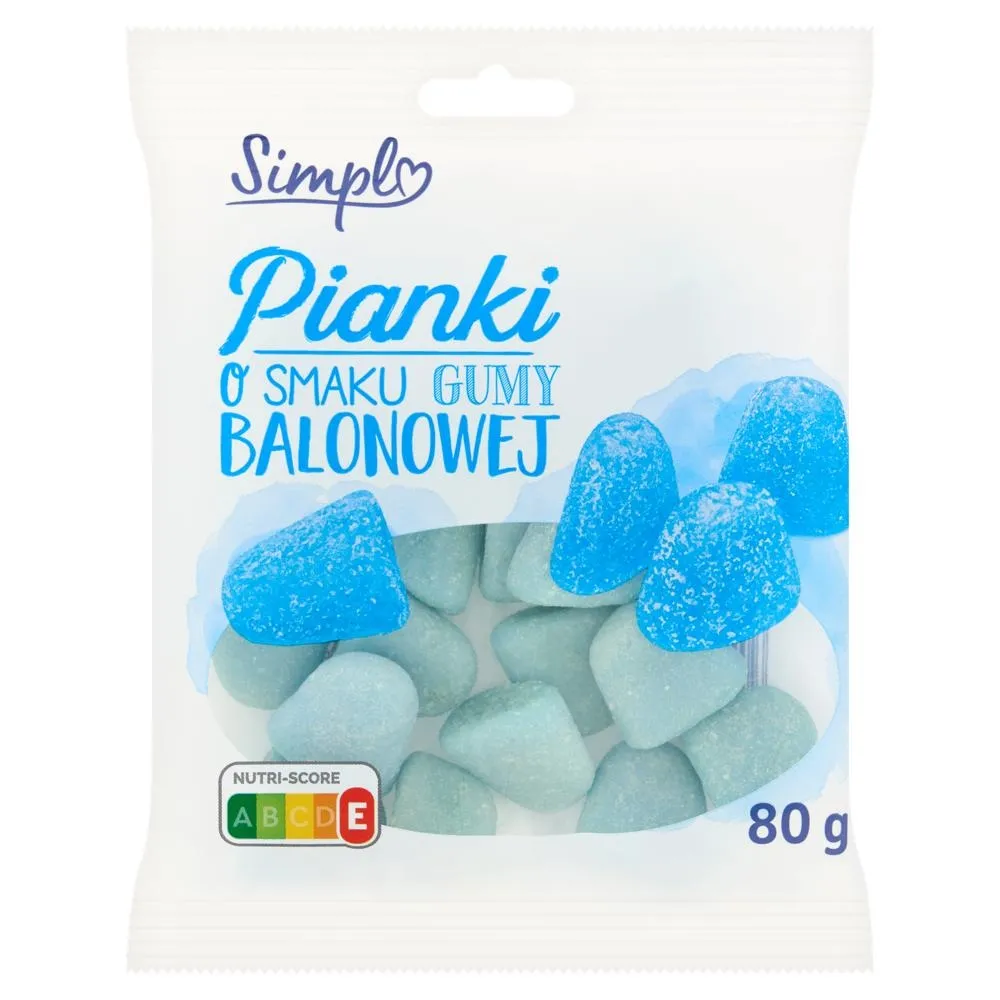 Simpl Pianki o smaku gumy balonowej 80 g
