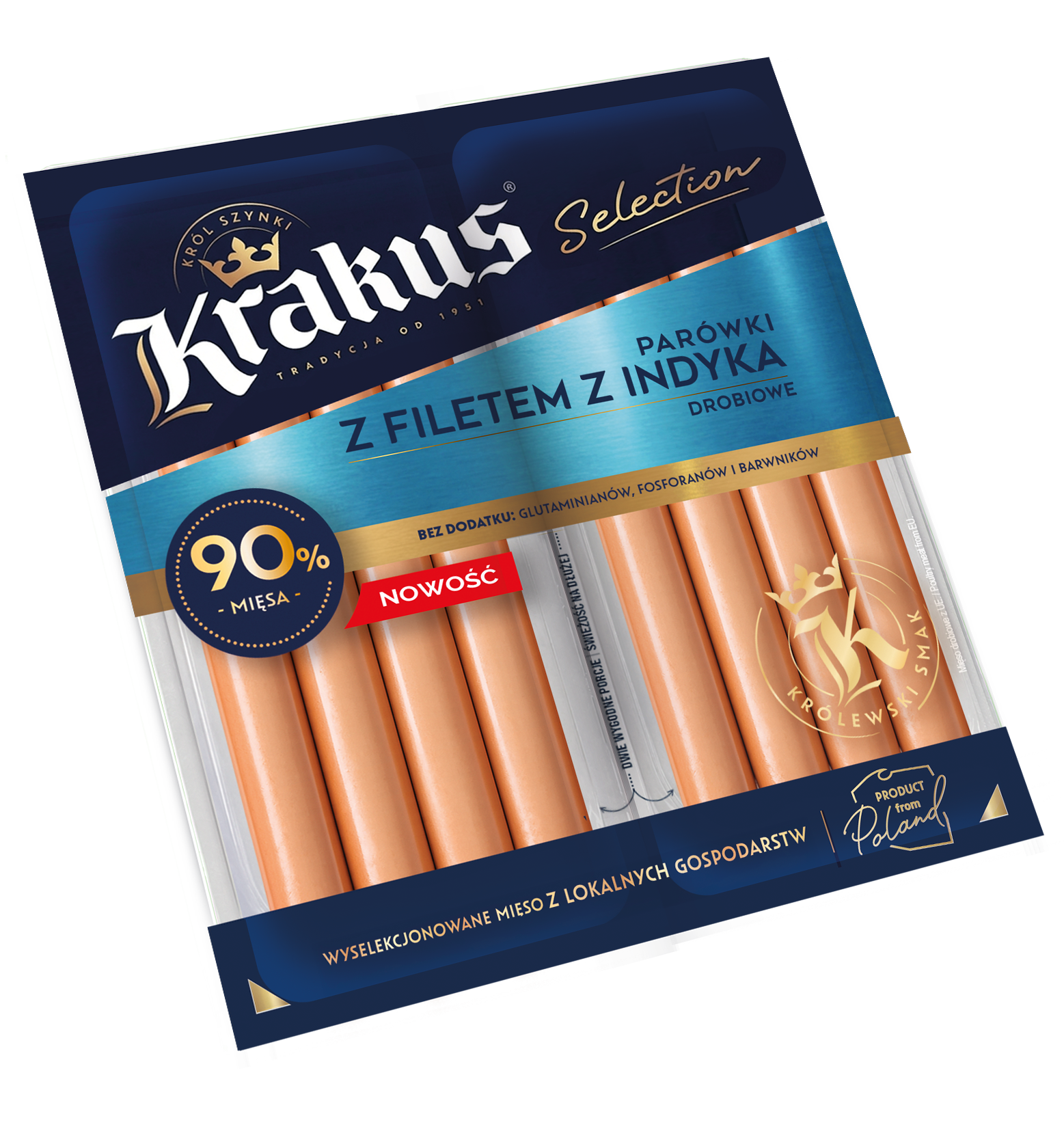 Parówki Z Filetem Indyka 2X80 G Krakus