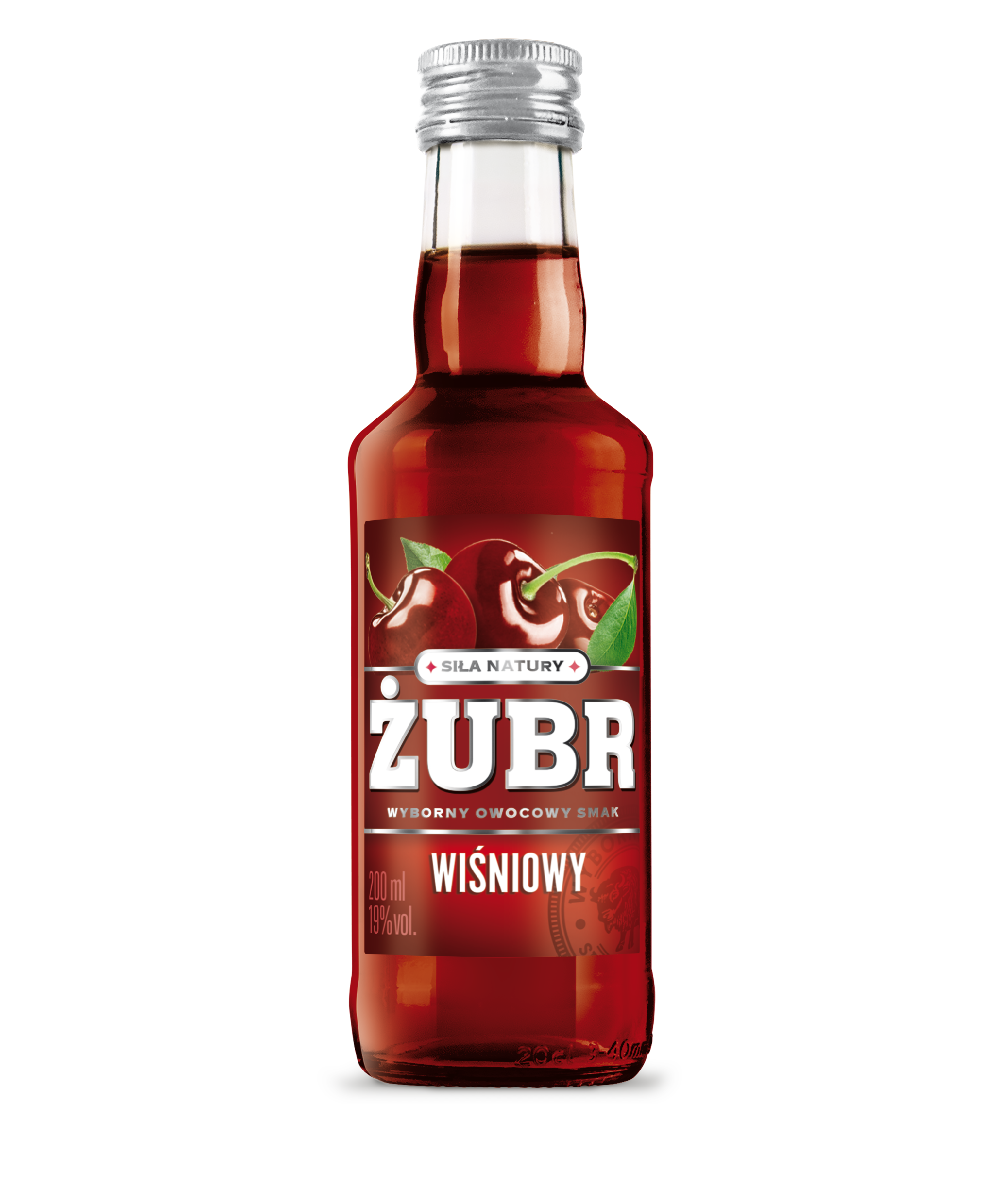 Żubr Wiśniowy 19% 200 Ml