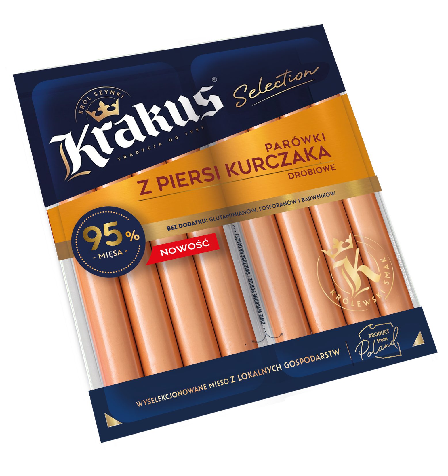 Parówki Z Piersi Kurczaka 2X90 G Krakus