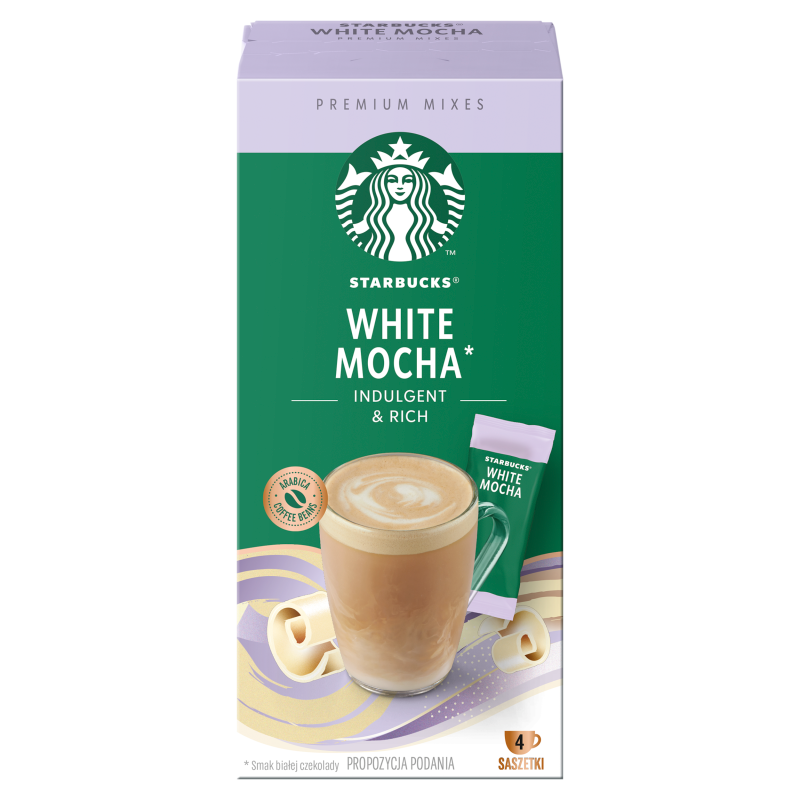Kawa rozpuszczalna WHITE MOCHA o sm. białej czekolady (4 sasz.)