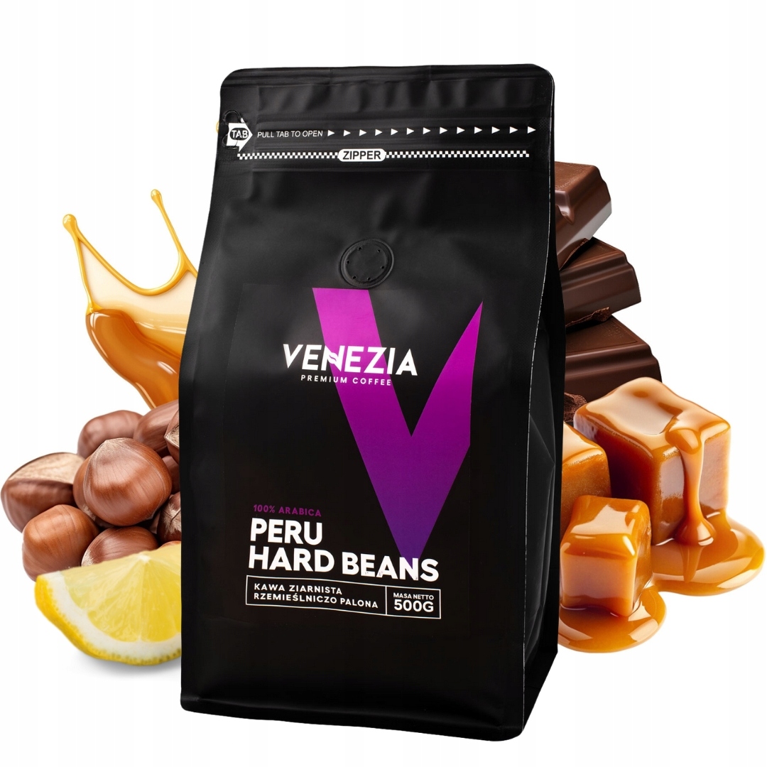 Kawa ziarnista PERU HARD BEANS (100% Arabica)
