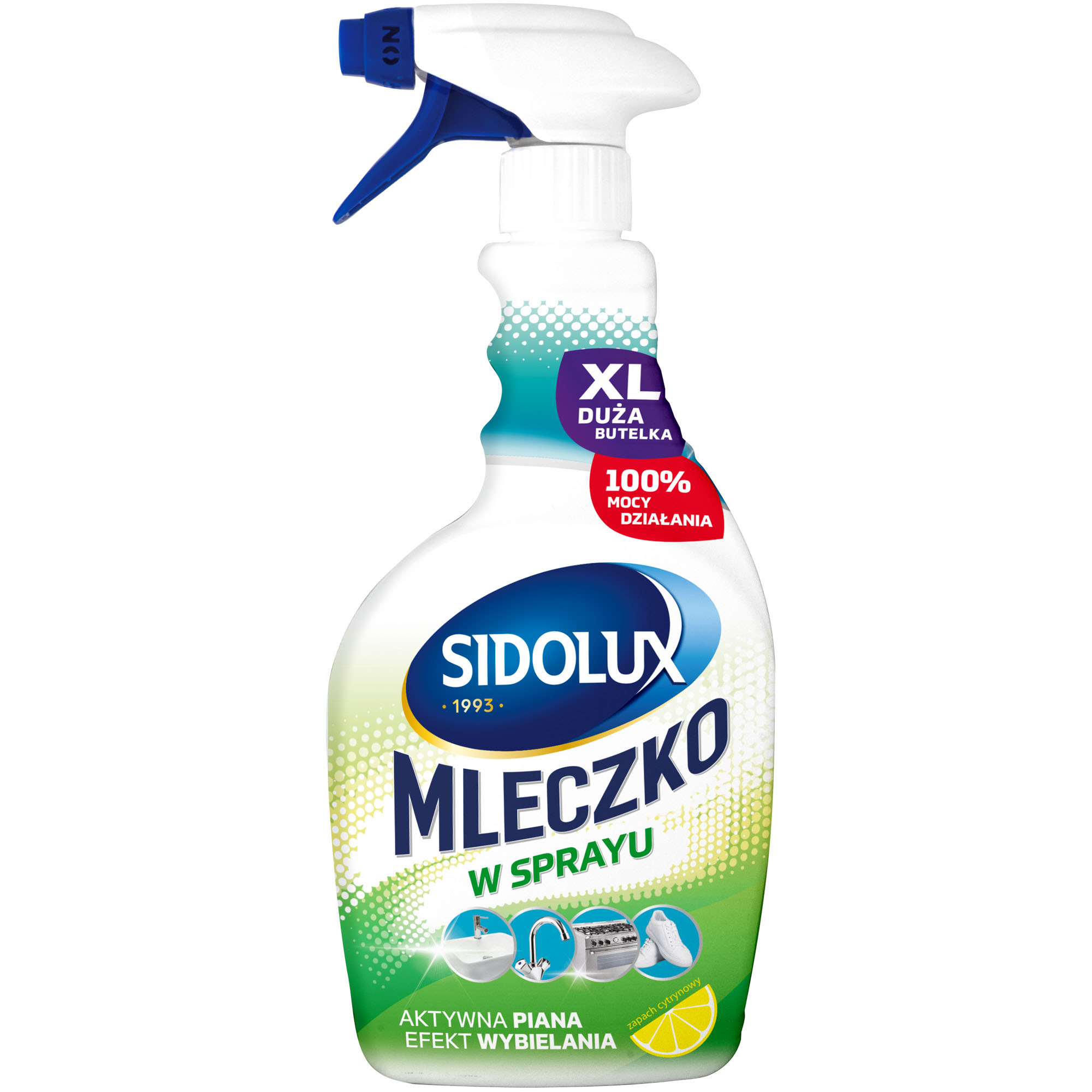 Mleczko czyszczące w sprayu cytrynowe