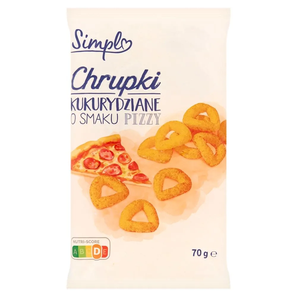 Simpl Chrupki kukurydziane o smaku pizzy 70 g