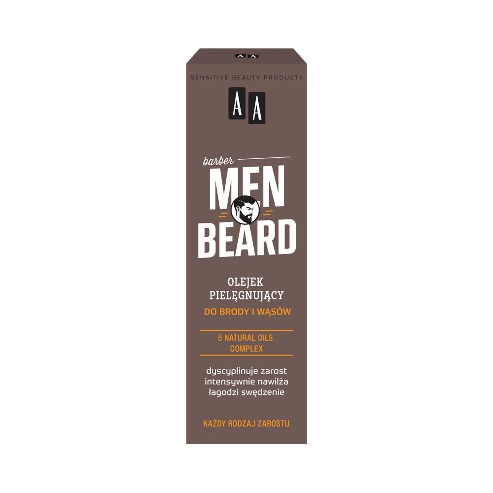AA  Men Beard olejek pielęgnujący do brody i wąsów 30 ml
