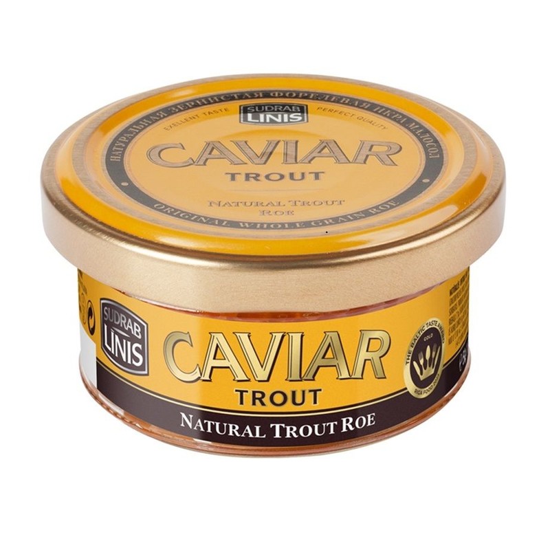 Kawior z pstrąga   SUDRABLINIS 50 g