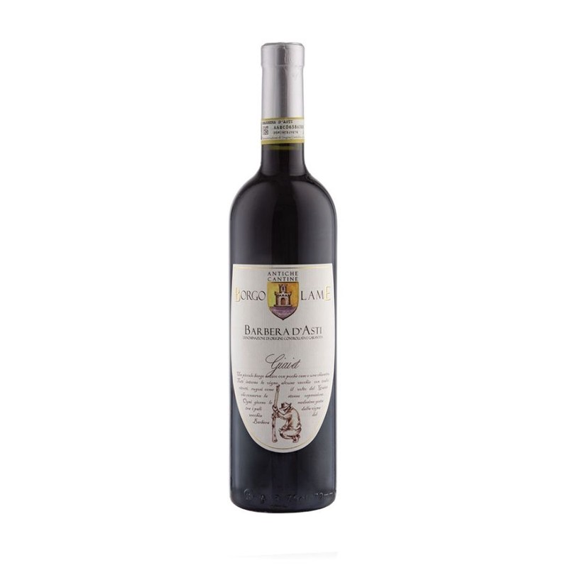 Wino Barbera dAsti czerwone wytrawne alk.13% obj. BorgoLame 750 ml