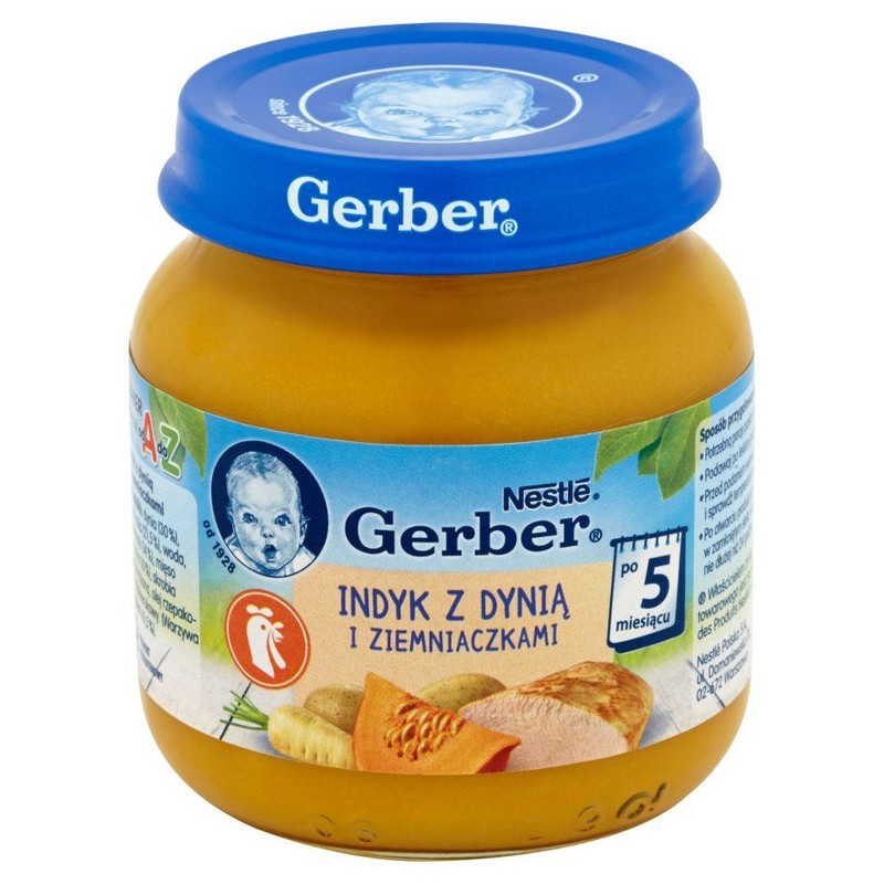 Warzywa z delikatnym indykiem po 5. miesiącu Gerber 125 g