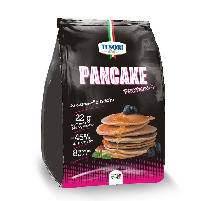 Pancake proteinowy o smaku solonego karmelu Tesori d'Italia 200 g