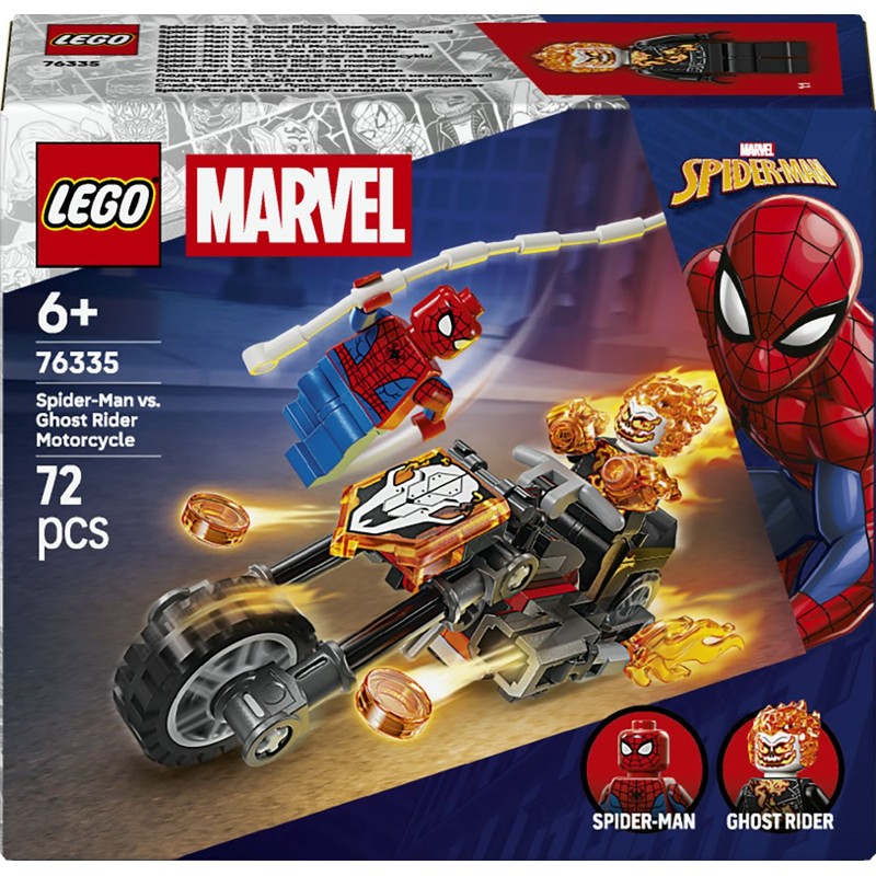 Marvel Spider-Man kontra Ghost Rider na motocyklu 76335 LEGO 1 sztuka