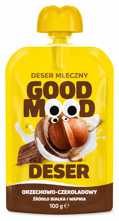 Deser mleczny Good Mood orzechowo-czekoladowy