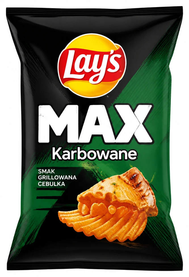 Chipsy Lay's Max różne rodzaje