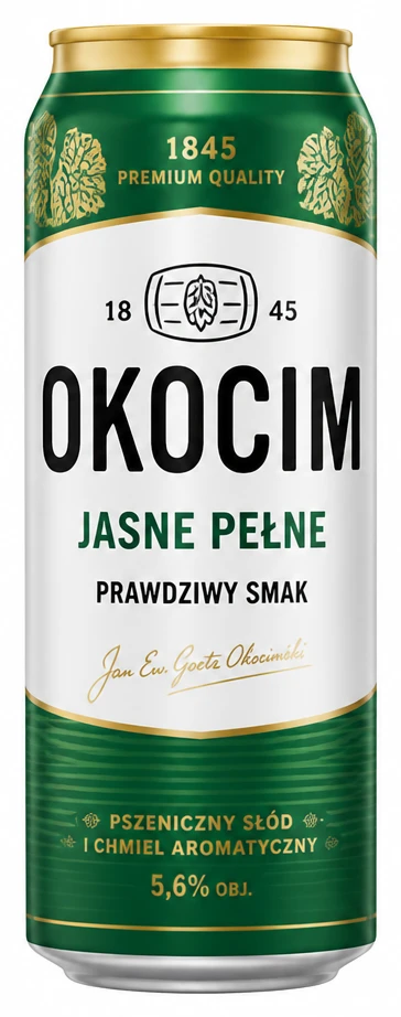 Piwo Okocim Jasne Pełne